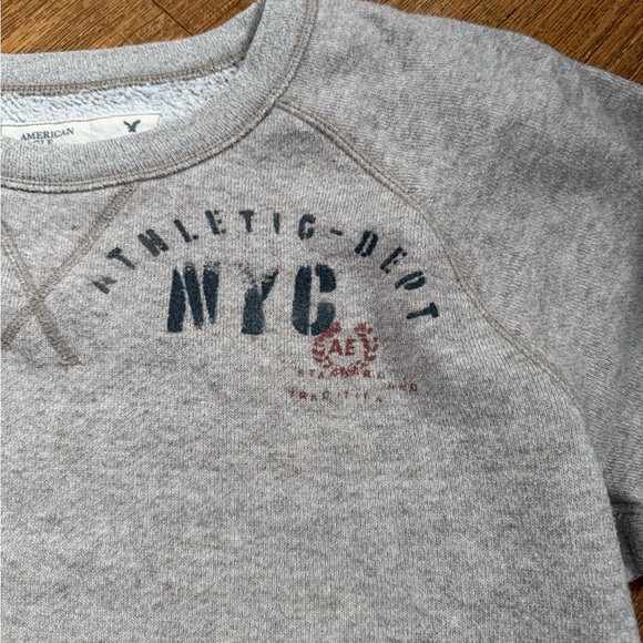 Gray Athletic Dept NYC Men's Sweatshirt from American Eagle - Picture 3 of 4